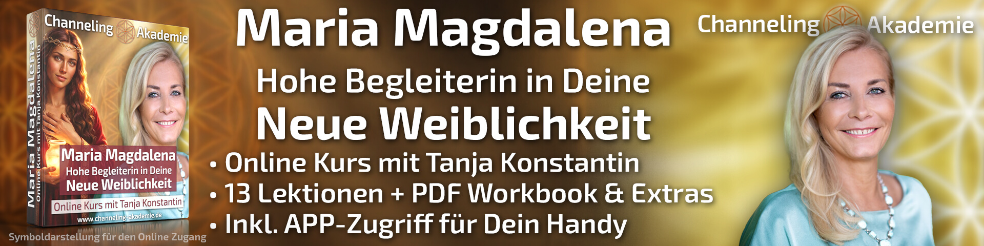 Maria Magdalena: Hohe Begleiterin in Deine Neue Weiblichkeit - Online Kurs mit Tanja Konstantin